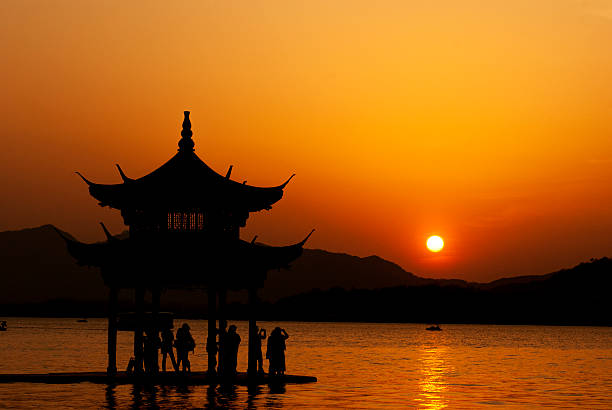 istock Twilight view of West Lake 178778825