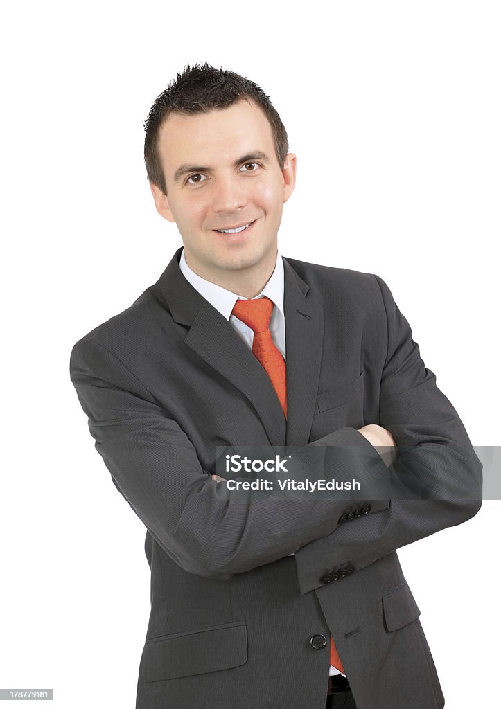 Caucasiano empresário com braços cruzados. - Royalty-free Adulto Foto de stock