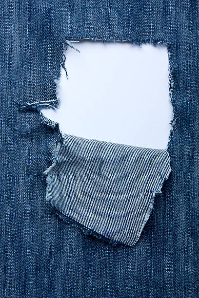 istock Background - Jeans with holes and place for text 178779448