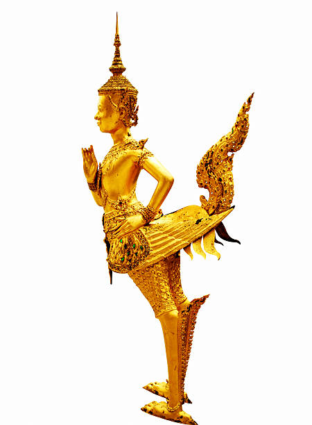 istock Native Thai style of golden angle statue 178779842