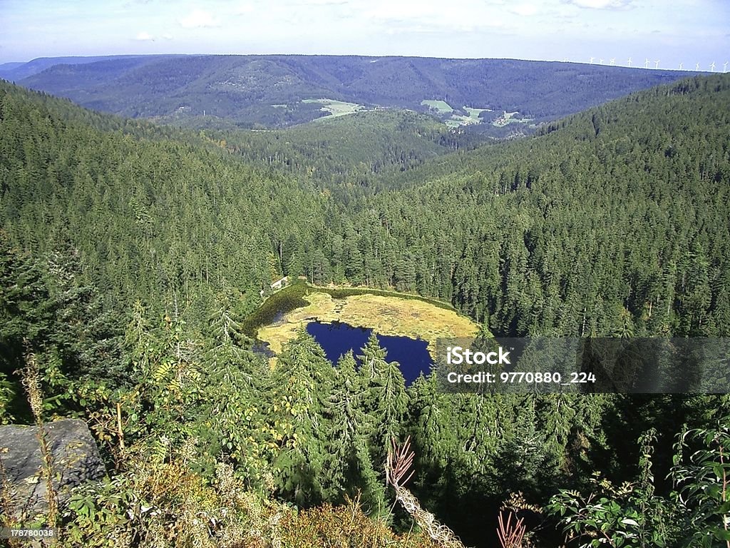 Vogelperspektive des alpin lake schreeksee in Bayern - Lizenzfrei Allgäu Stock-Foto