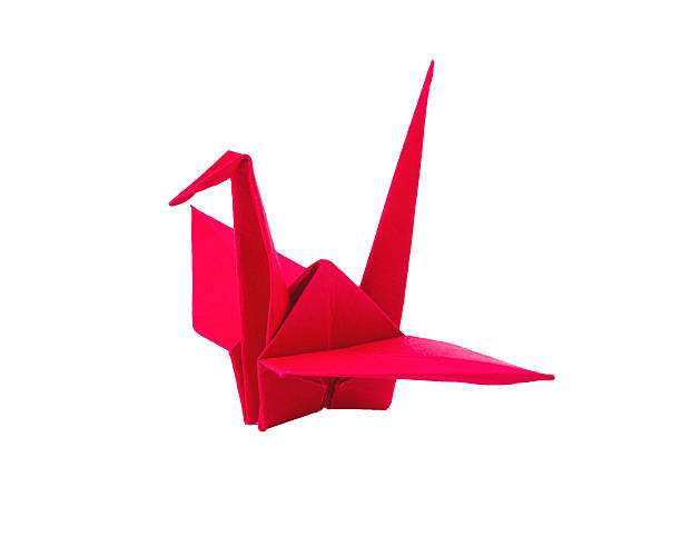 istock origami red paper bird on white background 178780114