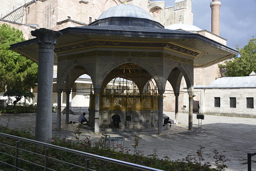 Grand Husseini Mosque in downtown Amman, Jordan.