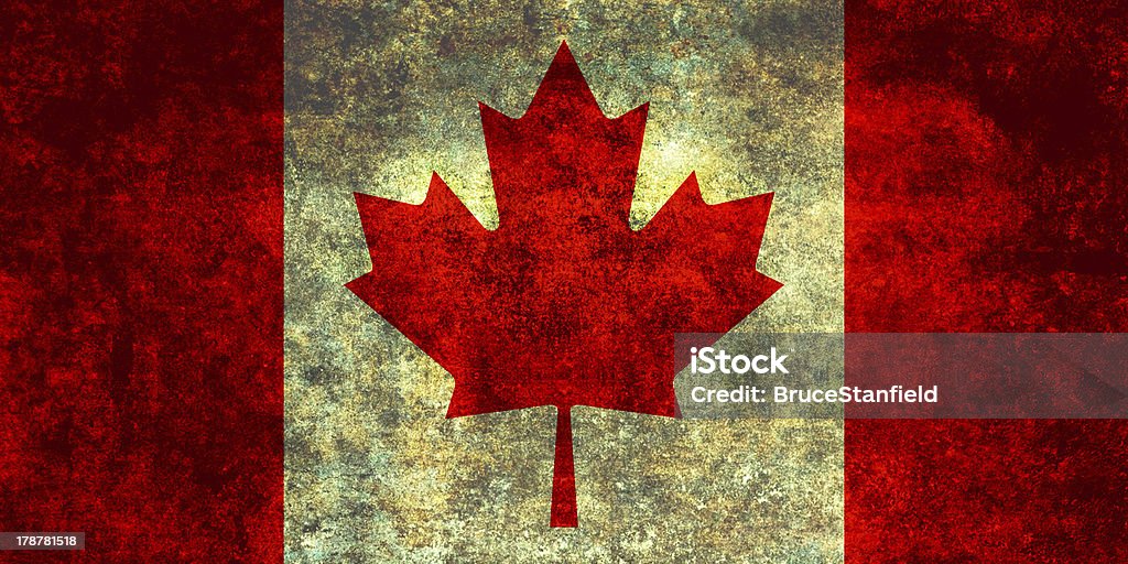 Kanadyjska Flaga państwowa - Zbiór zdjęć royalty-free (Flaga)
