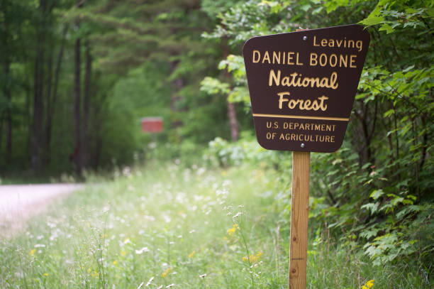 istock Leaving Daniel Boone National Forest sign 1787834195