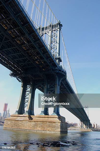 Вид Манхэттен От Бруклинский Мост Riverside — стоковые фотографии и другие картинки Без людей - Без людей, Бруклин - Нью Йорк, Бруклин Хайтс