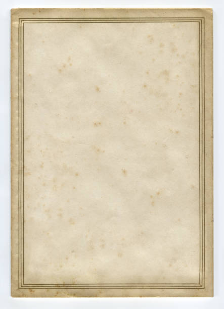 istock Ultra-high resolution-Golden  frame weathered  rusty old yellowed paper(XXXL) 178784576