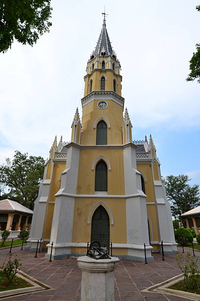 istock Thai temple in Christian church style 178785104