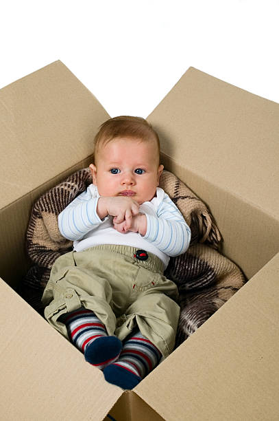 istock Baby boy in the box 178786842