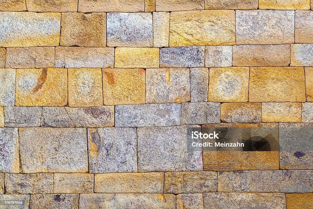 Muro de Pedra com Qutub Minar, Delhi India. - Royalty-free Antigo Foto de stock