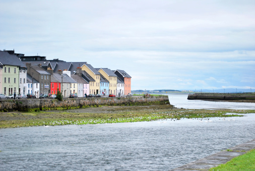 View of houses in Galway