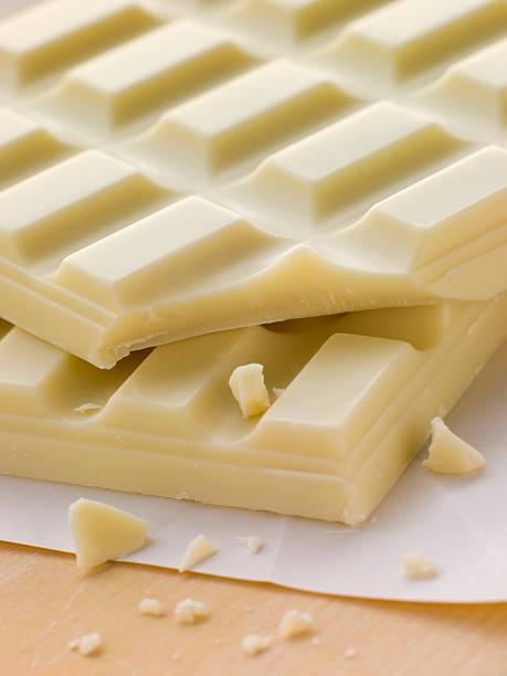 istock Two Pieces of White Chocolate Bars 178787860