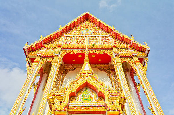 istock pagoda at the Thai temple, chruch 178787941