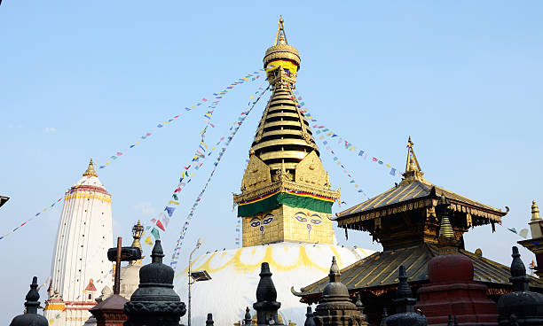 istock Swayambhunath Stupa religious complex or Monkey temple,Kathmandu, Nepal 178788203