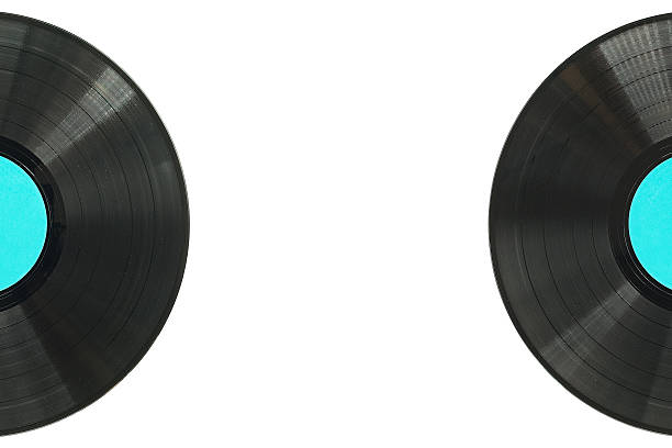istock Two halves of a vinyl record 178788281
