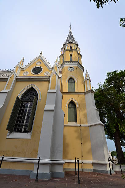istock Thai temple in Christian church style 178788624