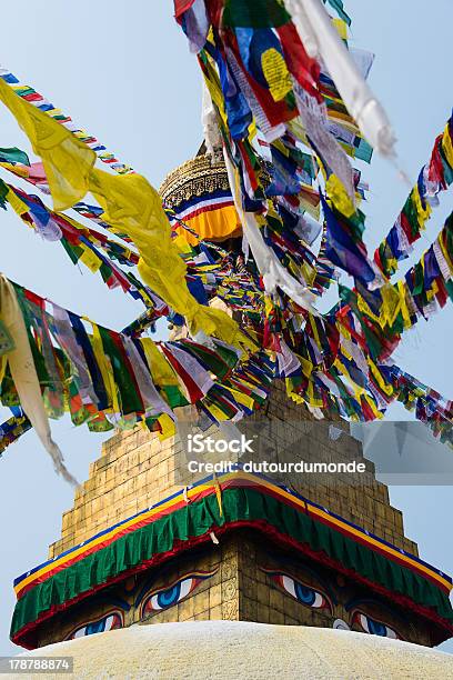 Bodhnath Ступа В Катманду Непал — стоковые фотографии и другие картинки Азиатская культура - Азиатская культура, Азиатского и индийского происхождения, Азия