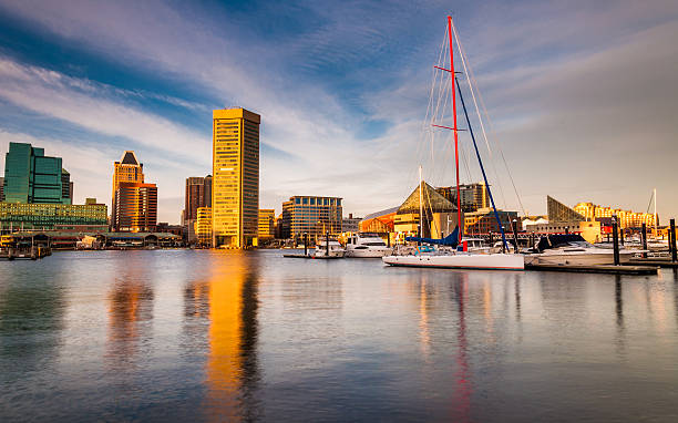 istock Evening light on the Inner Harbor, Baltimore, Maryland 178790032