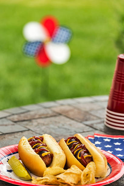 istock All American hotdogs at a cookout 178790210