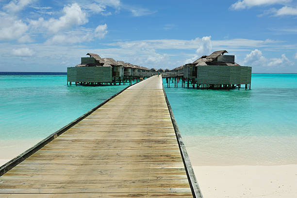 istock Maldivian Water Villas 178790329