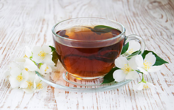 istock Tea and jasmine flowers 178790605