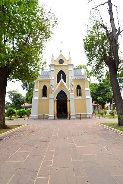 istock Thai temple in Christian church style 178791117