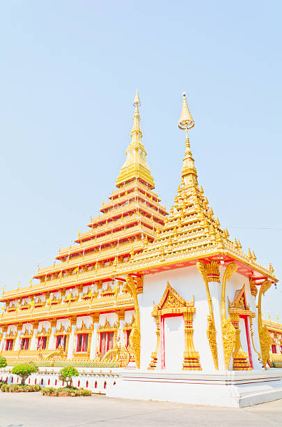istock pagoda at the Thai temple, chruch 178791315