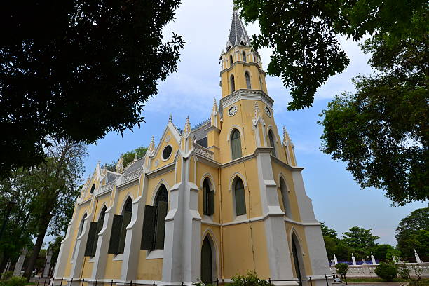 istock Thai temple in Christian church style 178791648