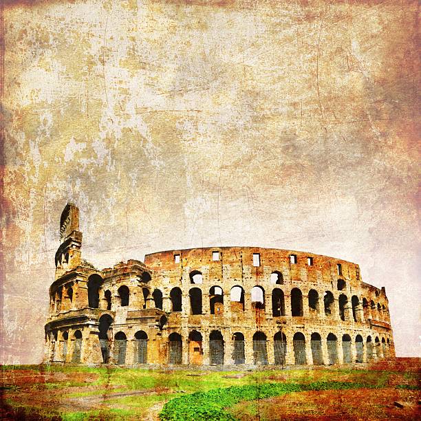 istock Grunge image of Colosseum. Rome, Italy. 178791905