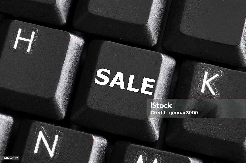 sale sale business or ecommerce concept with keyboard Business Stock Photo