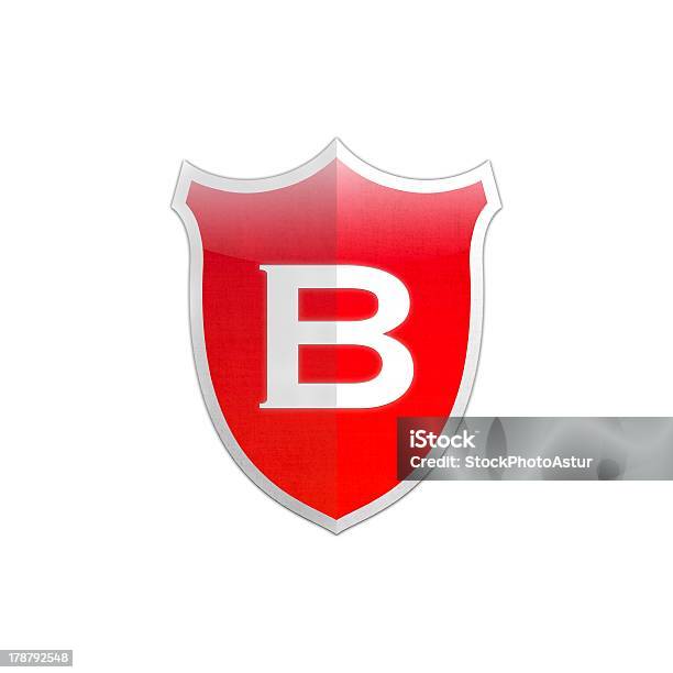 Sichere Shield Buchstabe B Stockfoto und mehr Bilder von Buchstabe B - Buchstabe B, Fotografie, Gefahr