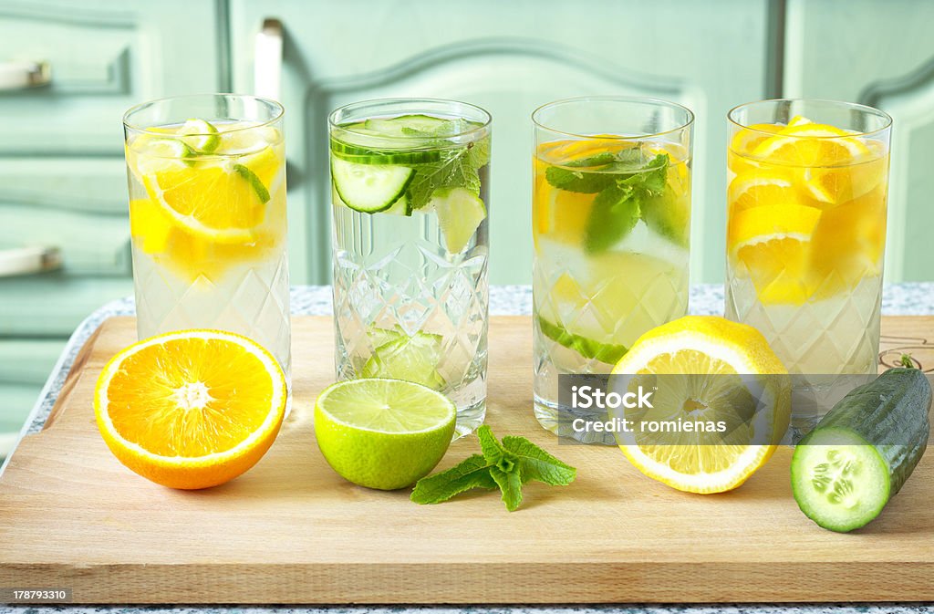 Vitamin-fortified water Citrus Fruit Stock Photo