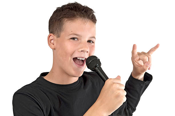 istock Music boy in black shirt 178793613