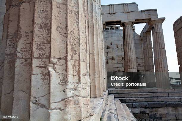 Propylaea Of The Athenian Acropolis Greece Stock Photo - Download Image Now - Acropolis - Athens, Ancient, Ancient Civilization