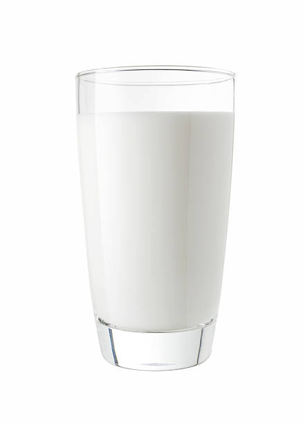 istock Glass of fresh milk isolated on a white background 178793661