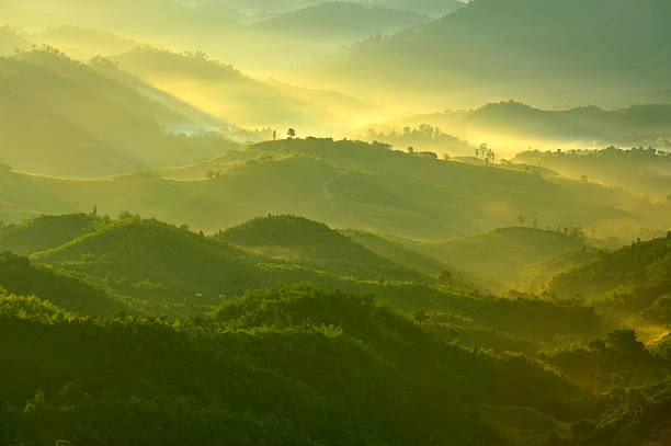 istock Hills in Mist, Doi Hua Mae Kam, Chiang Rai Thailand 178793665