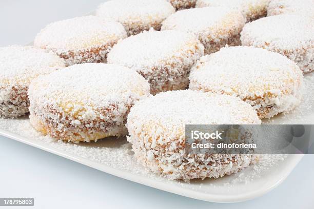 Cookies With Dulce De Leche And Coconut Stock Photo - Download Image Now - Coconut, Creme Caramel, Alfajor