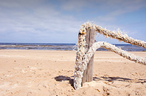 istock rope in the resort sea beach 178796214