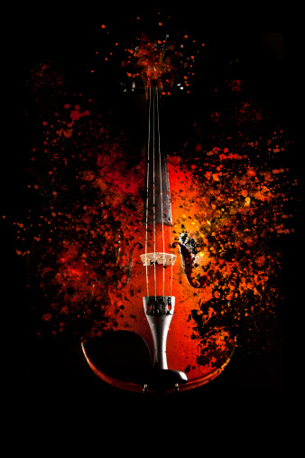 Violin is exploding - dispersion effect -