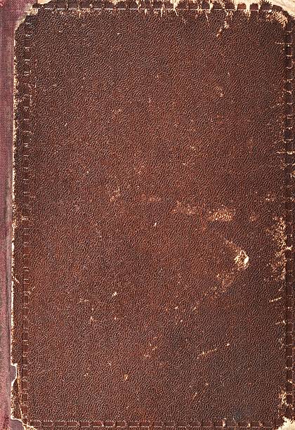istock Old book cover texture, brown leather and paper 178796910