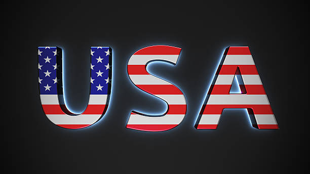 istock USA with american flag 178797066