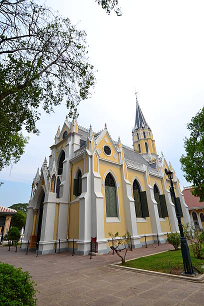 istock Thai temple in Christian church style 178797298