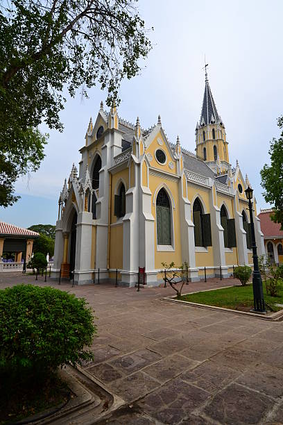 istock Thai temple in Christian church style 178797485