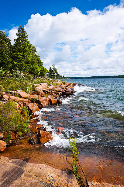 istock Rocky shore in Georgian Bay 178797597