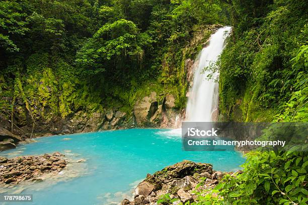 Waterfallrio Celested Stock Photo - Download Image Now - Costa Rica, Waterfall, Beauty In Nature