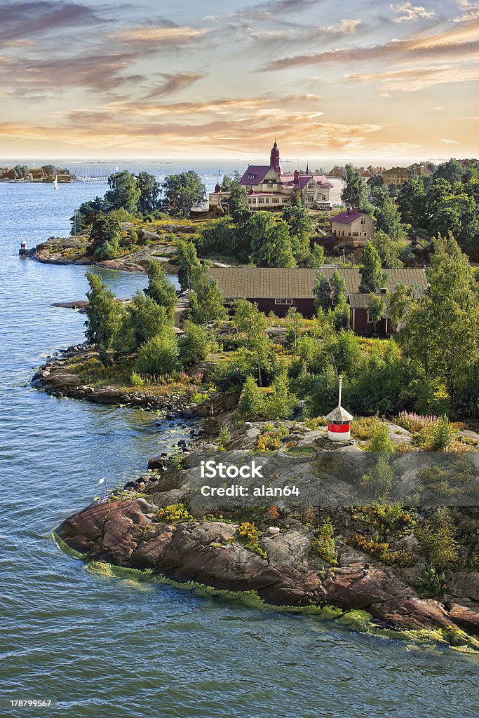 Islas cerca de Helsinki, en Finlandia - Foto de stock de Helsinki libre de derechos