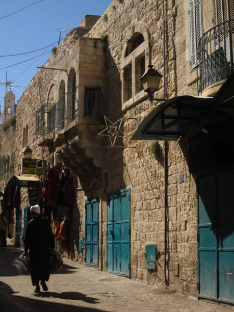 vieille ville de bethléem, palestine - hofmann photos et images de collection