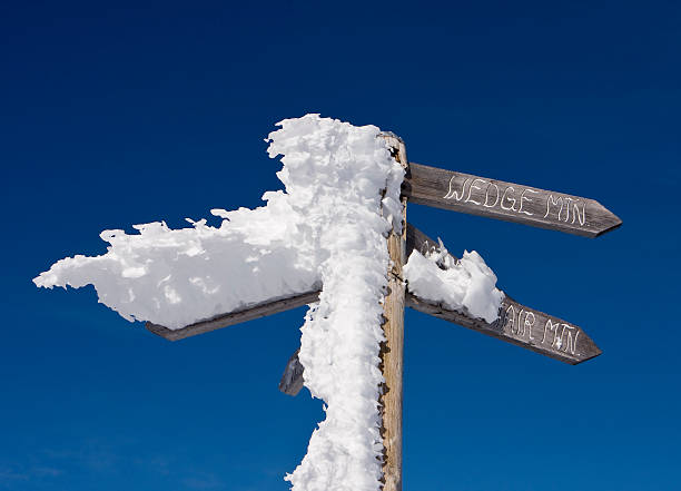 istock Sign To Wedge Mountain 178800419