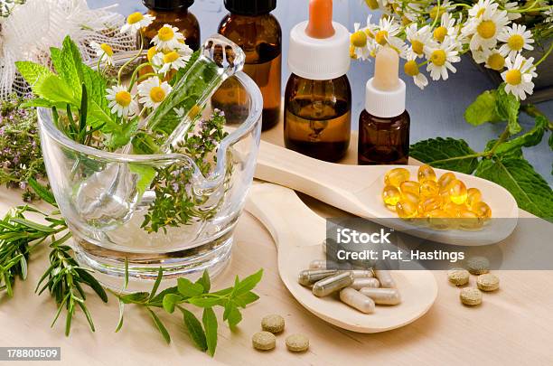 Alternative Medicine Stock Photo - Download Image Now - Alternative Medicine, Herbal Medicine, Homeopathic Medicine