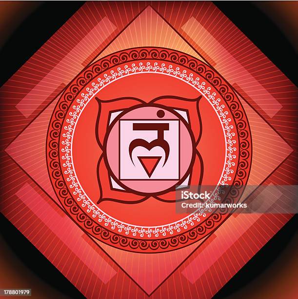 Muladhara Chakra Vecteurs libres de droits et plus d'images vectorielles de Bouddhisme - Bouddhisme, Chakra, Concentration